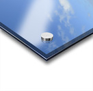 sand dune walk next to aqua ocean Acrylic print