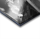 Lake Louise in black and white Acrylic print