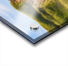 Greenwich grass dune on sky background Acrylic print