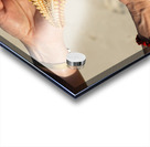 Starfish in womans hands Acrylic print