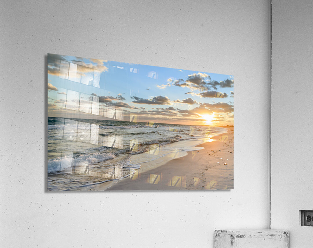 Cuban beach at sunrise 4 Acrylic Print