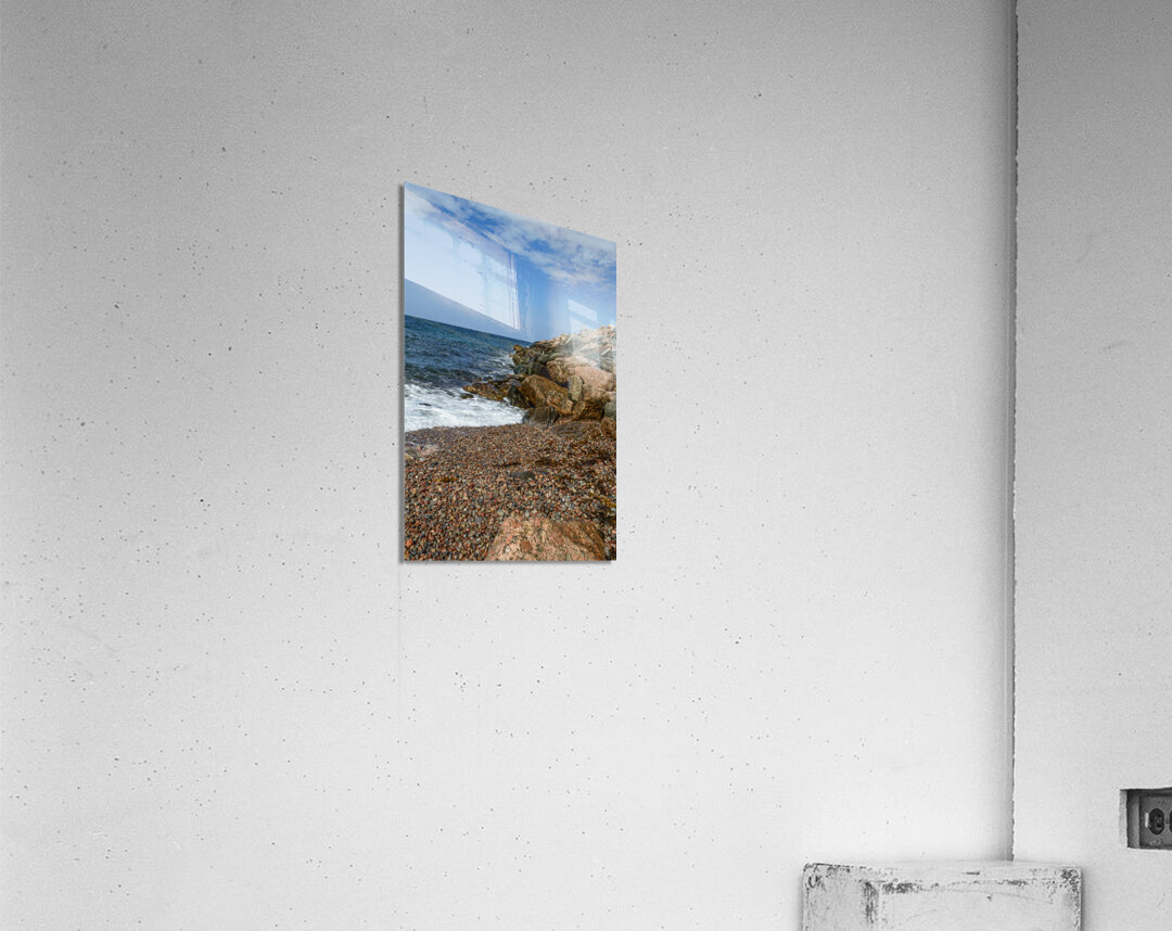 Pleasant Bay rock shore Acrylic Print