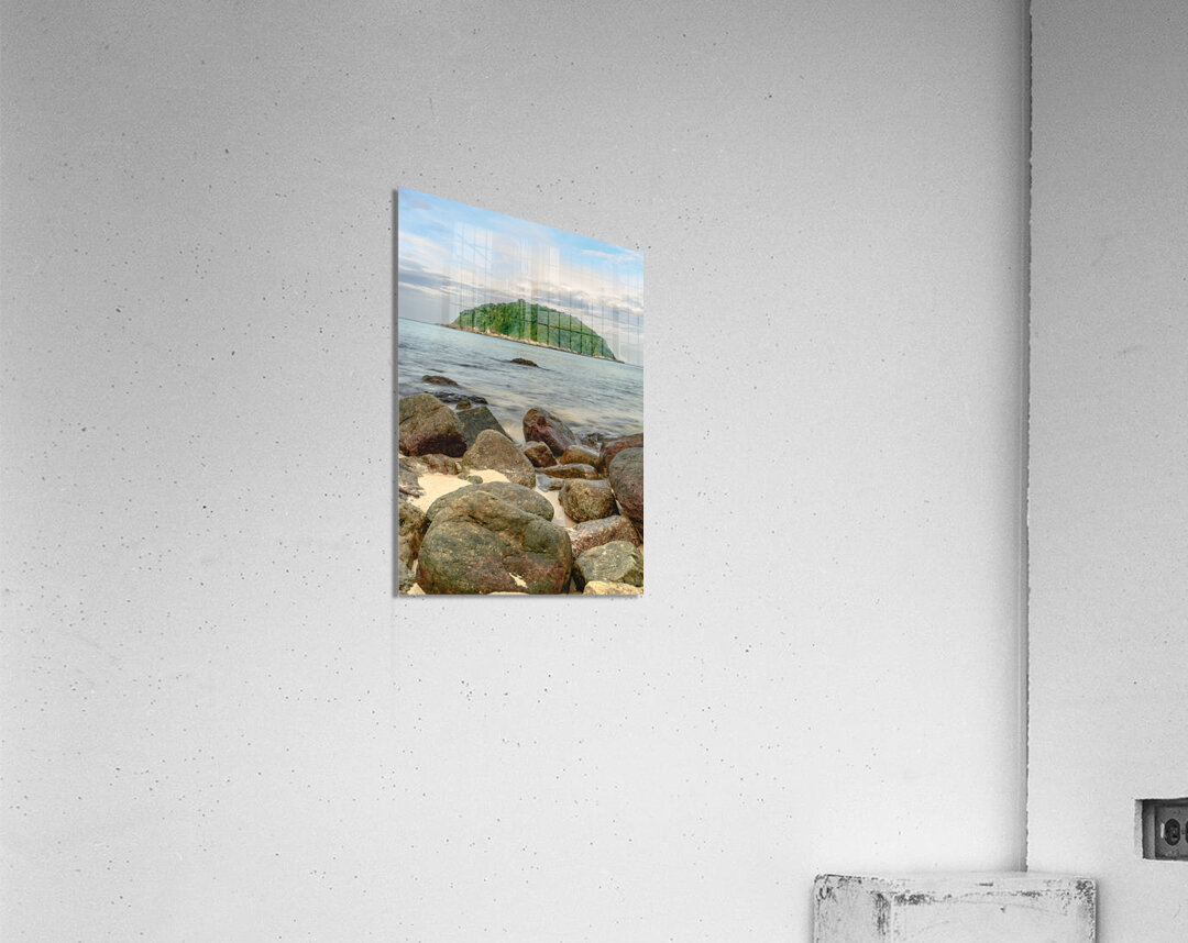 Ya-Nui Beach Island View Acrylic Print