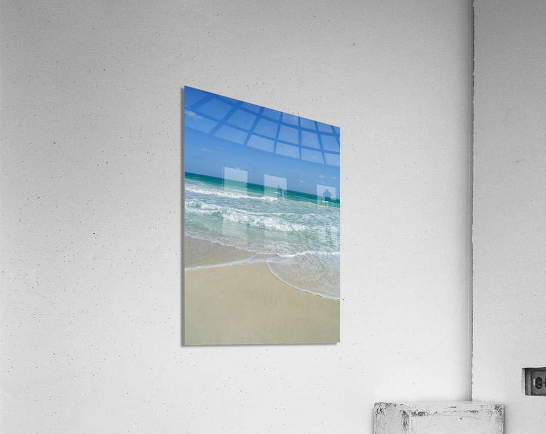 Awesome Cuban aqua beach water 2 Acrylic Print