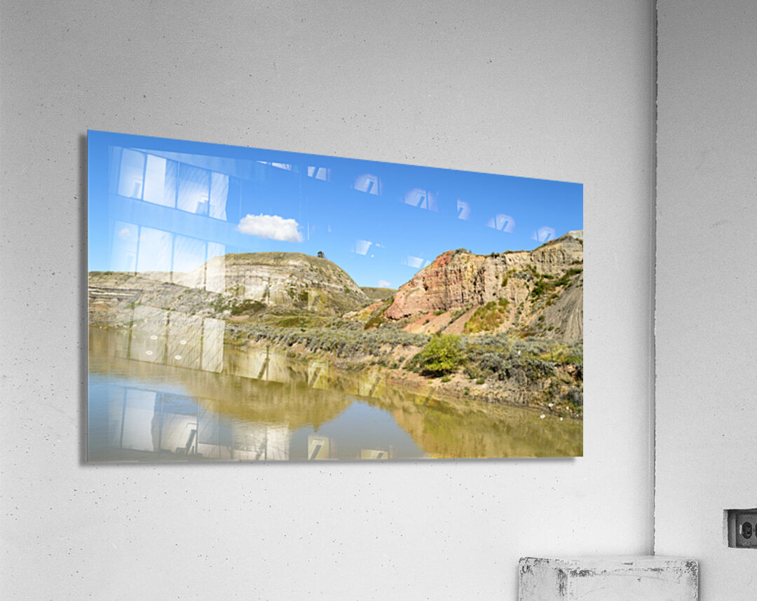 Red Deer river Drumheller 1565 Acrylic Print