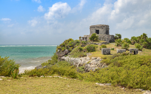 Tulum Ruins on Cliff
