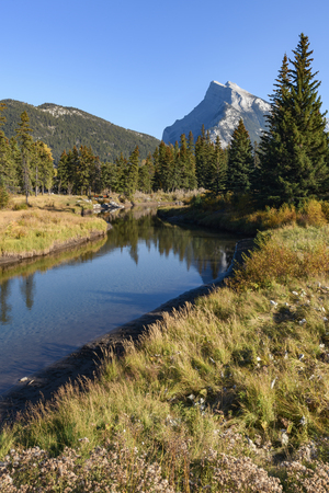 Banff Bow River mountains 2-5