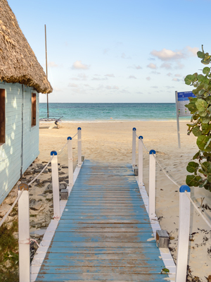 Cuban Beach Arrival path