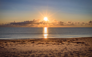 Panmure Island beach sunrise