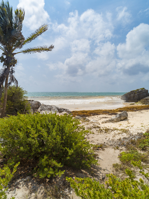 Tulum beach ocean view 2