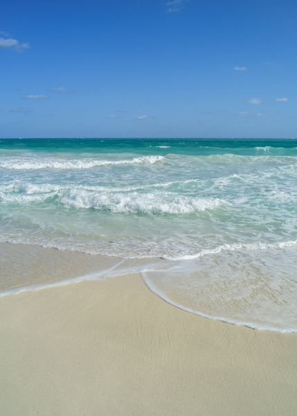 Awesome Cuban aqua beach water 2 Print