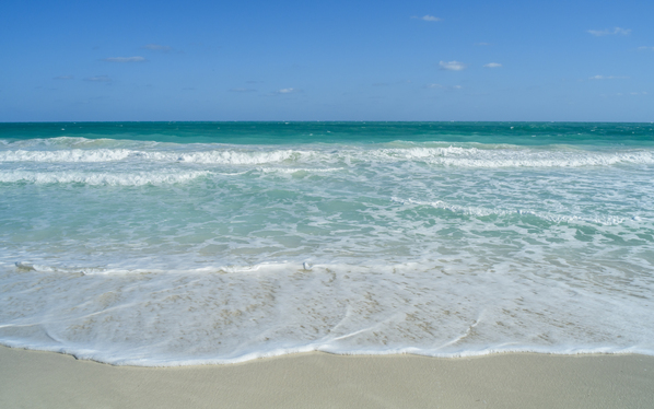 Awesome Cuban aqua beach water 3 Print