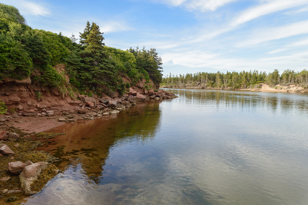 Basin Head PEI river Print