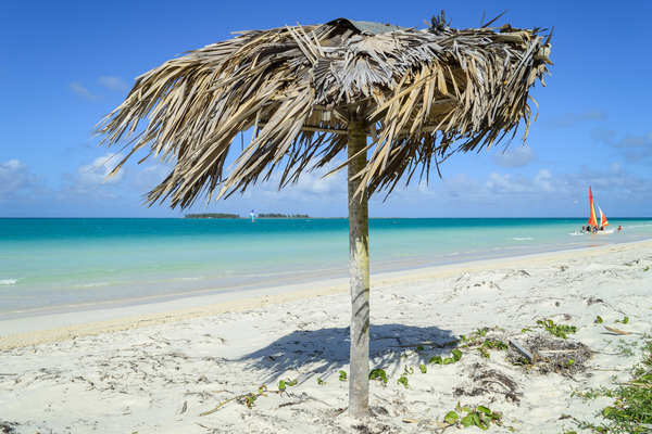 Beach umbrella cuban 2 Print