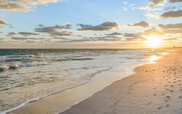Cuban beach sunrise 2 Print