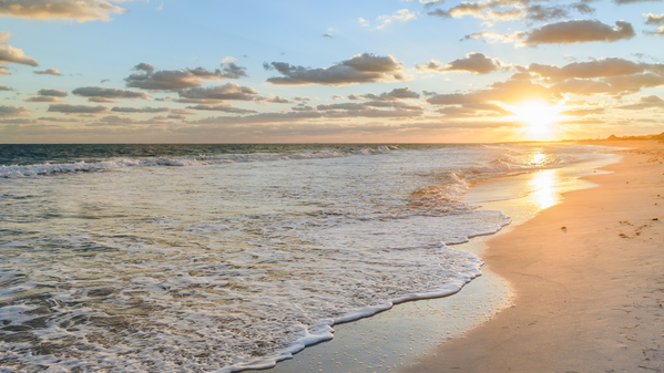 Cuban beach sunrise 3 Print