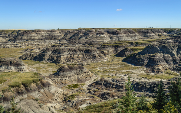 Horseshoe Canyon in Alberta Print