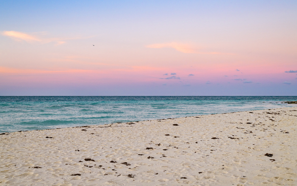Cuban sunset colourful sky Print