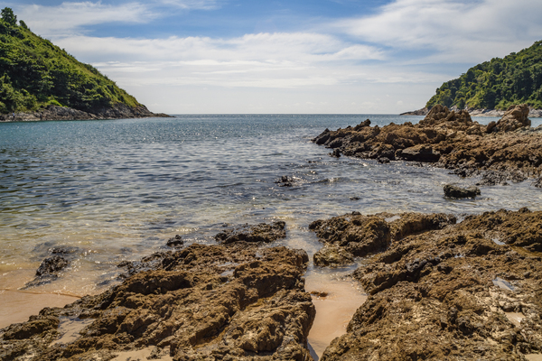 Ya-Nui beach island view - 2 Print