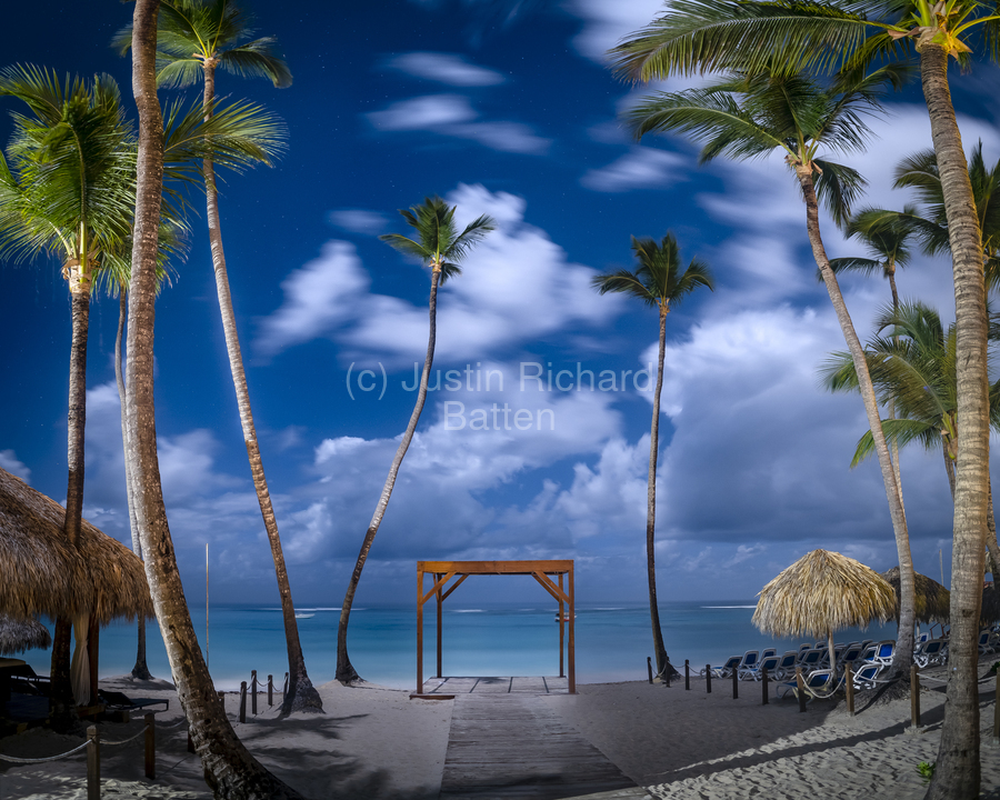 dominican beach night 3  Print