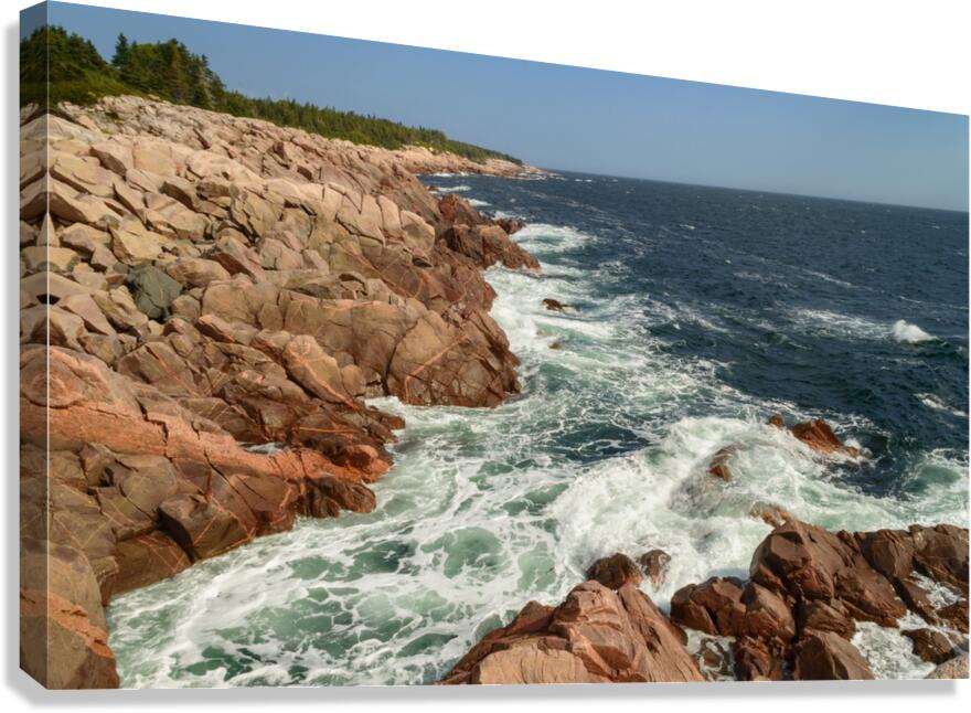 Cape Breton shore Ingonish Canvas Print