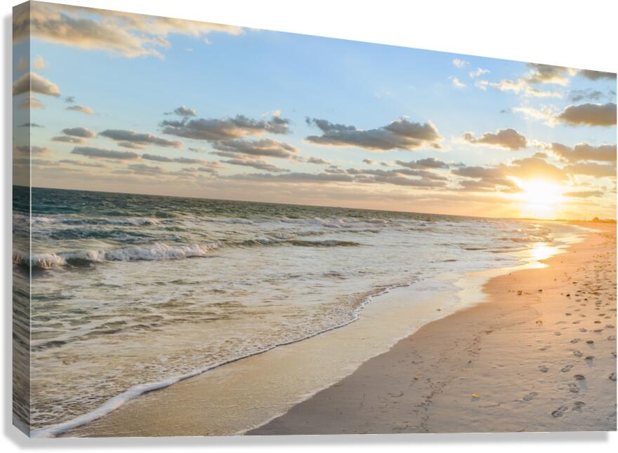 Cuban beach sunrise 2 Canvas Print