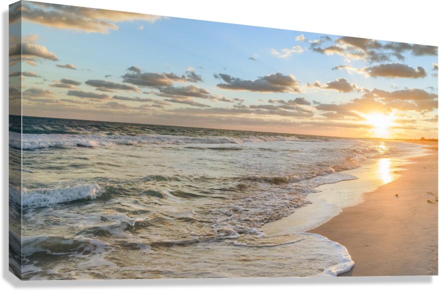 Cuban Beach at Sunrise Canvas Print