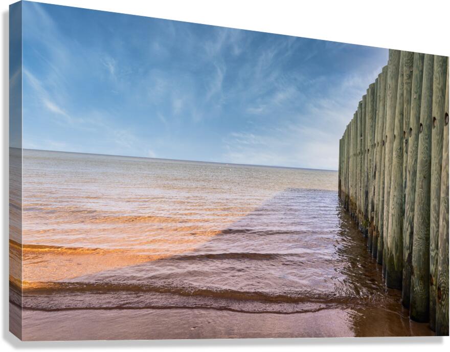 Basin headbeach dock ocean view Canvas Print