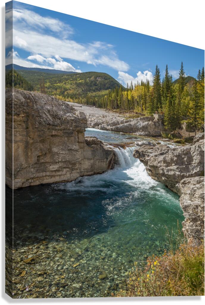 Elbow Falls Alberta Canvas Print