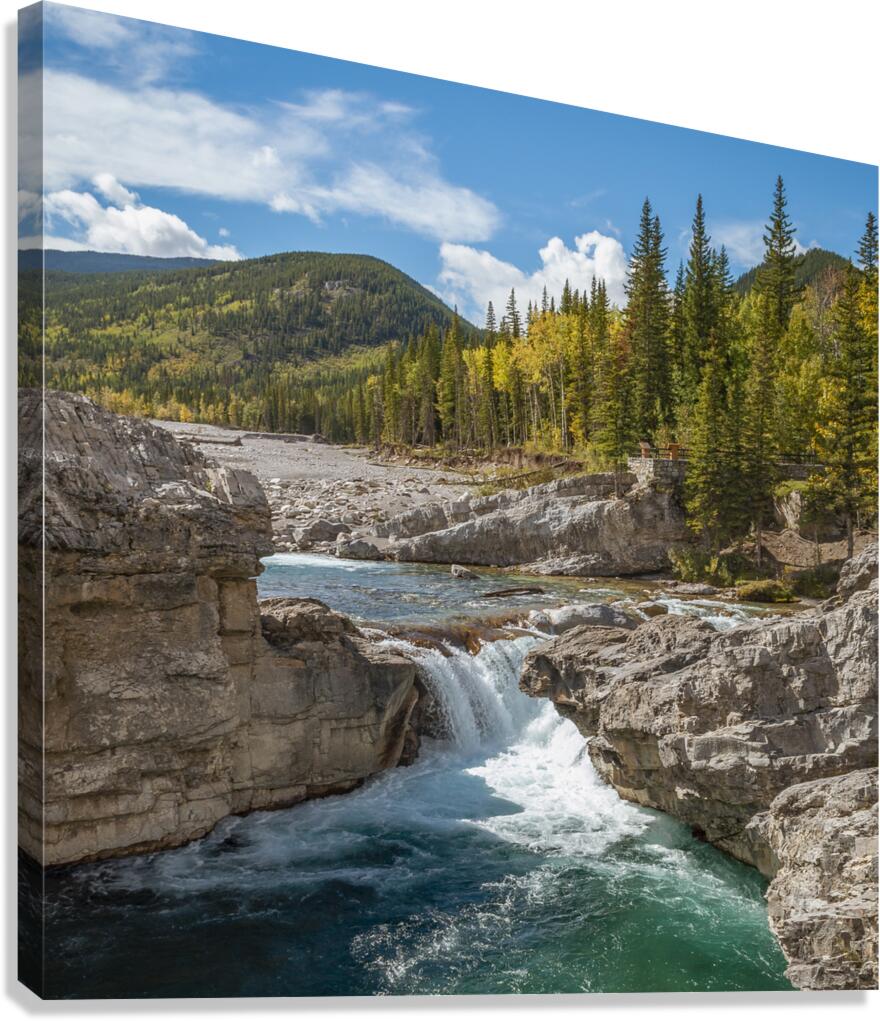Elbow Falls Alberta 2 Canvas Print