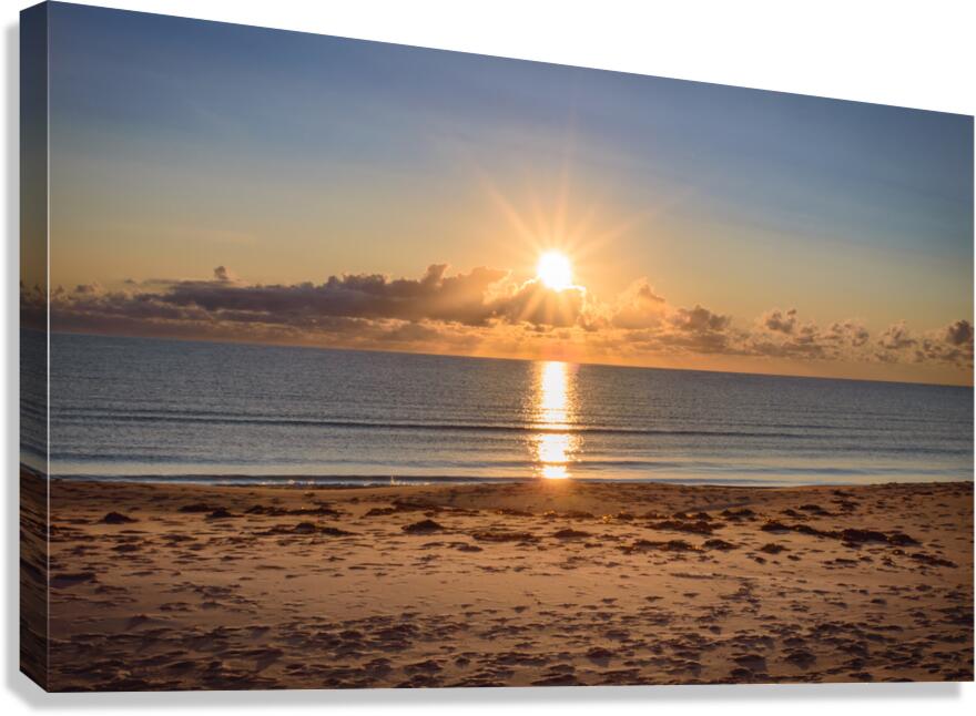 Panmure Island beach sunrise Canvas Print