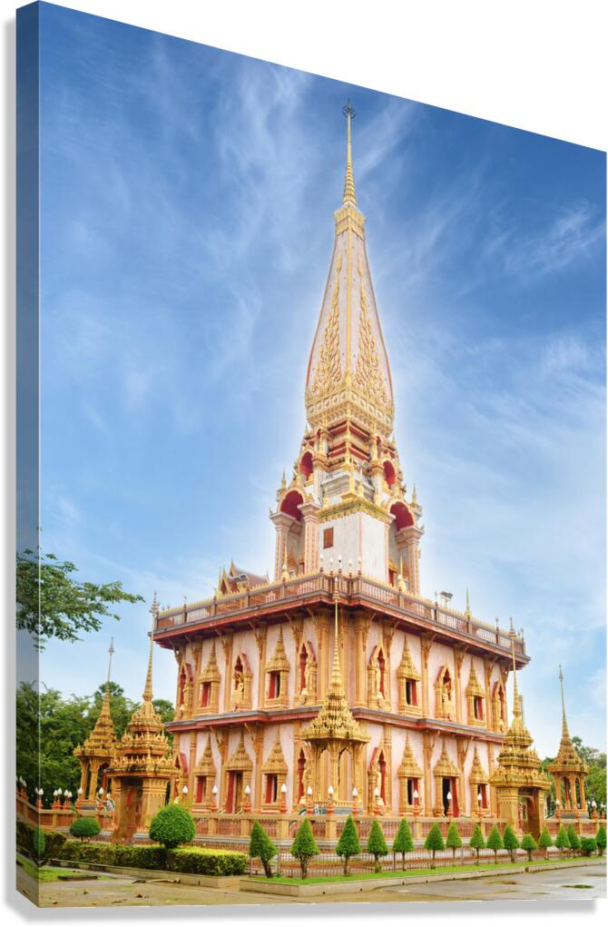 Wat Chalong temple Canvas Print