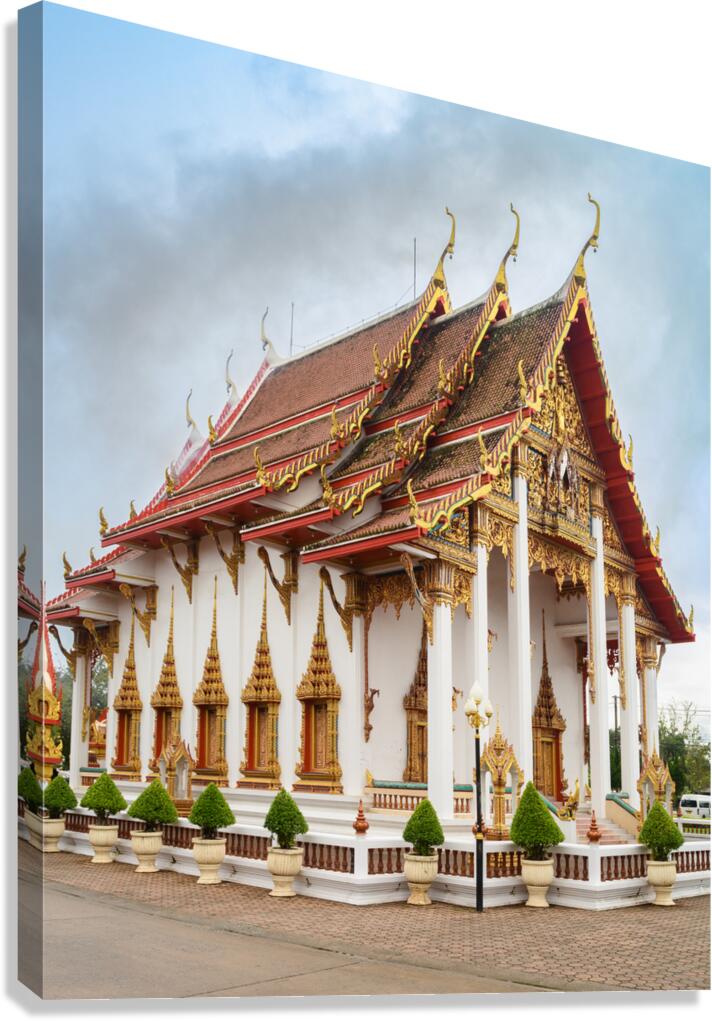 Chalong temple 2 0848 Canvas Print