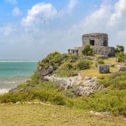 Tulum Ruins on Cliff