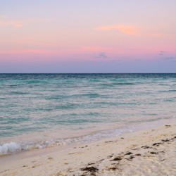 sunset coloured cuban beach sky 2