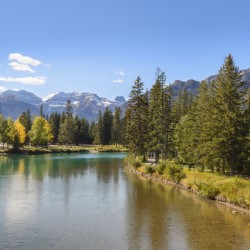 Bow River banff alberta