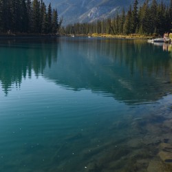 Banff Bow River mountains 2-3
