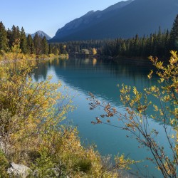 Bow River Banff mountains 2-4