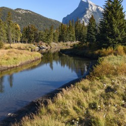 Banff Bow River mountains 2-5