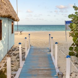 Cuban Beach Arrival path