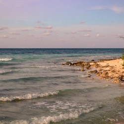 Cayo Coco beach sunset hour