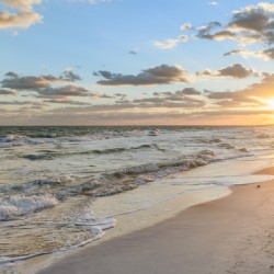 Cuban beach at sunrise 4