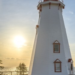 Panmure island Lighthouse Sunrise