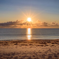 Panmure Island beach sunrise