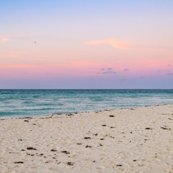 Cuban sunset colourful sky