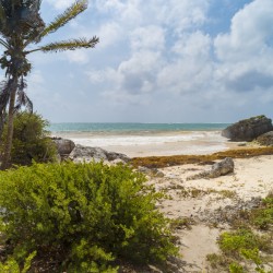 Tulum beach ocean view 2