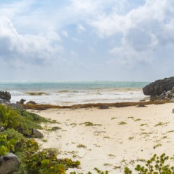 Tulum beach ocean view