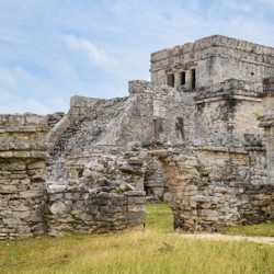 Tulum ruins in mexico