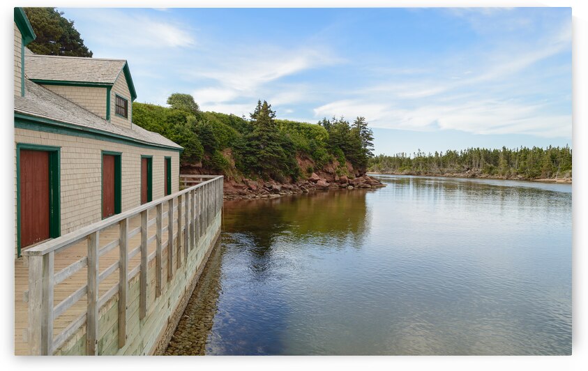 Basin Head PEI river 2 by Justin Richard Batten