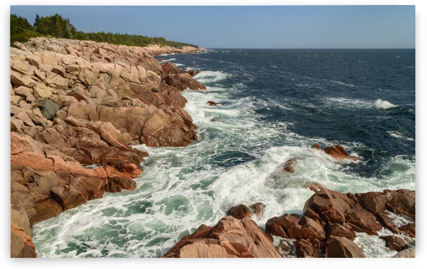 Cape Breton shore Ingonish by Justin Richard Batten